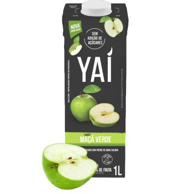 YAÍ SUCO MAÇA VERDE 1L